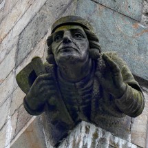 Effigy on the church Rosenkrantztåmat in the fortress Bergenhus